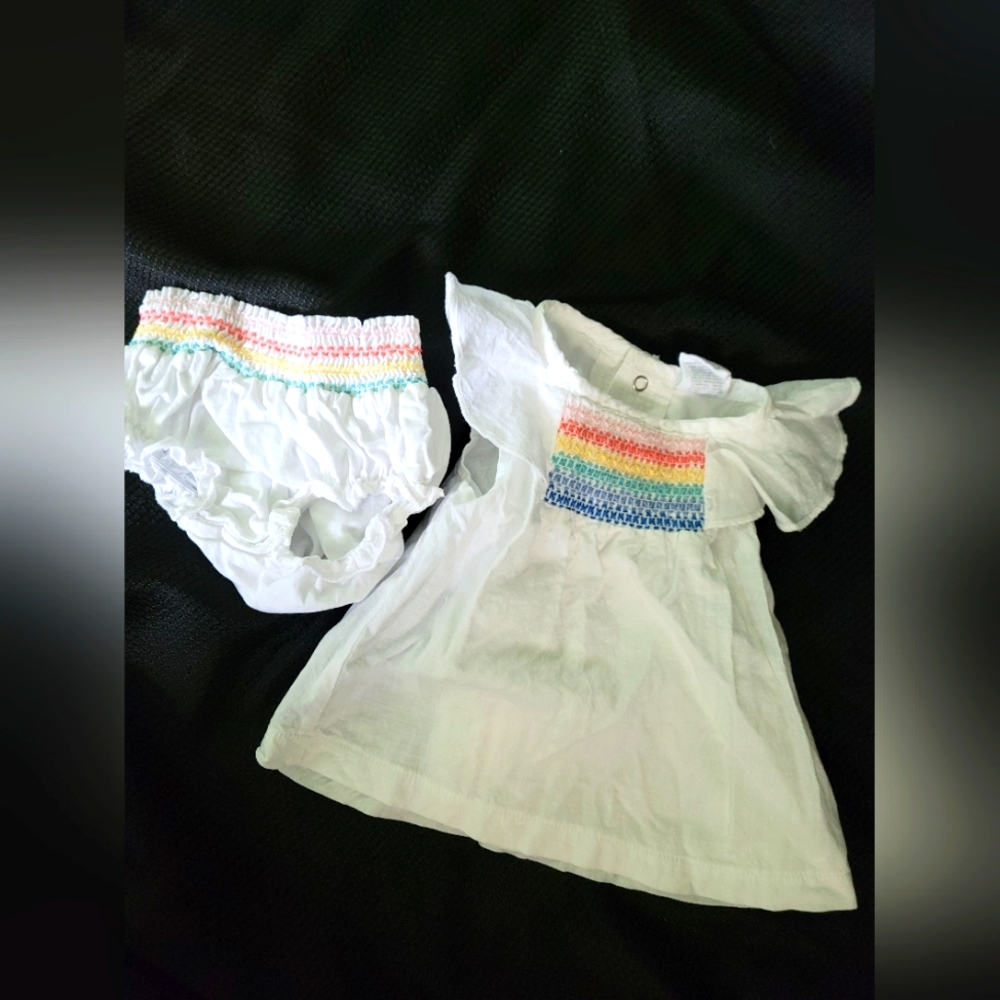 Smocked Dress and Bloomers set
